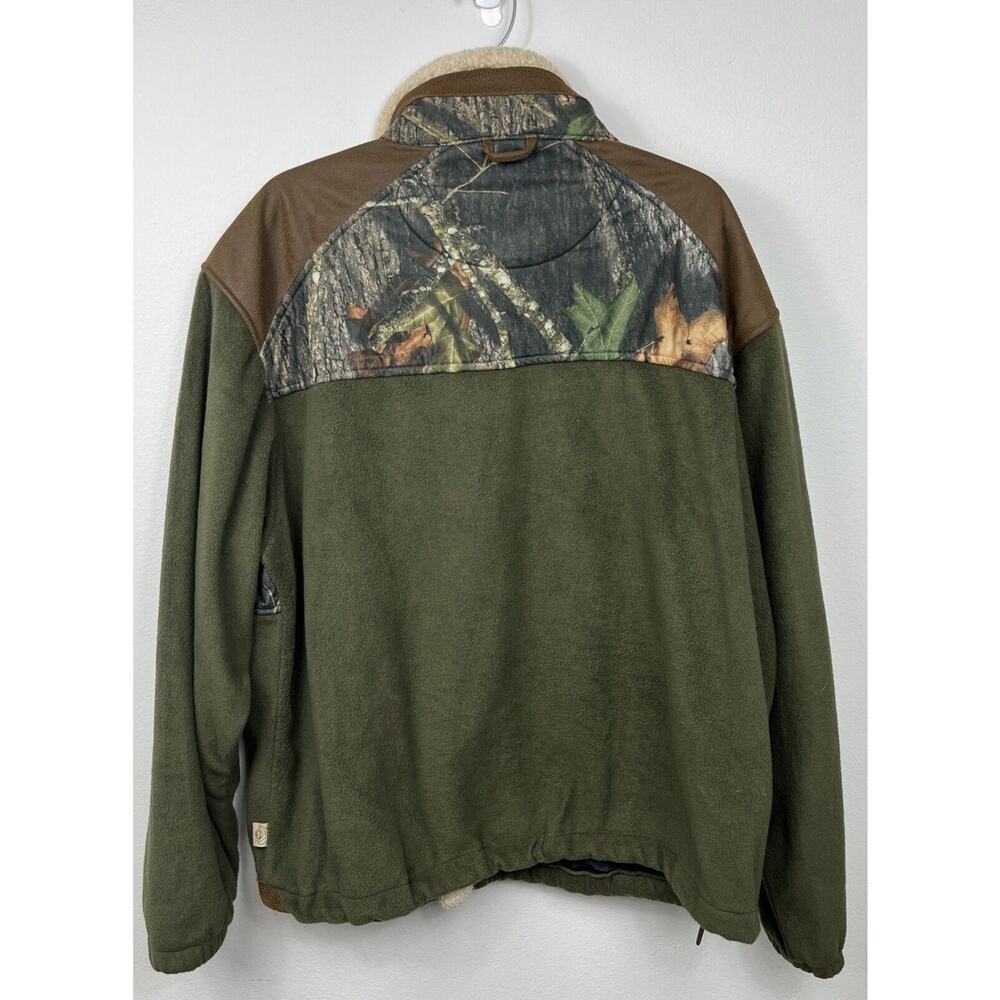 Tag Outdoor Clothing Full Zip Soft Shell Camo Jacket Men's 2XL Green RealTree - Picture 2 of 8